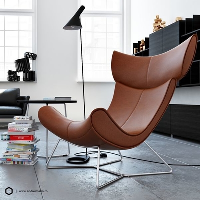 Chine Fibre de verre/cuir de chaise de Replia Henrik Pedersen Boconcept Imola confortable fournisseur