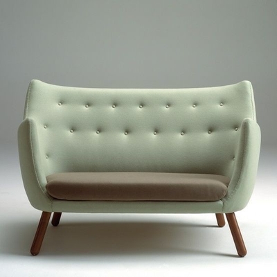 Chine Le sofa de Finn Juhl Poeten de sièges de Chesterfield 3, tissu a tapissé le canapé-lit moderne fournisseur