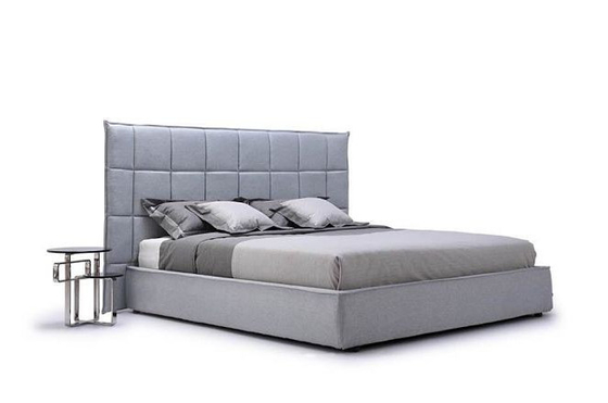 Chine Couleur adaptée aux besoins du client par meubles tapissée moderne de pièce de tissu de lit de style italien fournisseur