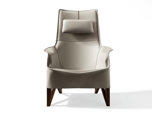 Chine Fauteuil en cuir bronzage démontable de MOBIUS, fauteuil de luxe de cuir blanc fournisseur
