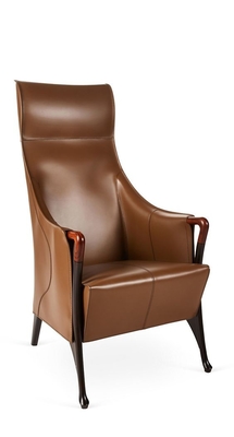 Chine Chaise d'aile multi de cuir de Progetti de densité, bois solide dinant des chaises fournisseur