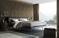 Type tapissé moderne acier inoxydable d'hôtel de sofa en métal de lit de Poliform Onda fournisseur
