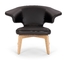 Chaise simple de loisirs de cuir d'unité centrale de cadre en bois de hêtre, chaise de Munich avec le dossier fournisseur