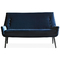 Sofa bleu-foncé de tapisserie d'ameublement de tissu, style moderne d'Européen de sofa de tissu fournisseur
