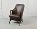 Chaise d'aile multi de cuir de Progetti de densité, bois solide dinant des chaises fournisseur