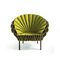 La chaise contemporaine moderne de paon par Dror pour le cappellini dans le tissu et le cuir avec le cadre en métal finissent fournisseur